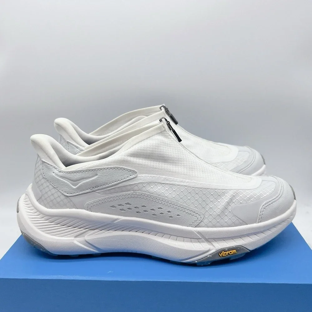HOKA One One Project Transport Sneakers Running Shoes White Mens US 10 Wms US 11